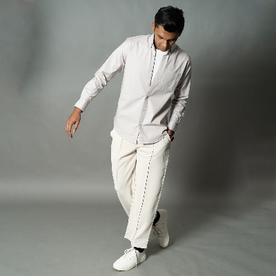 Picture of Mad Koffee Button-Down Oxford Shirt – Vanilla Cream