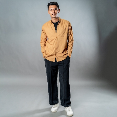 Picture of Mad Koffee Button-Down Oxford Shirt – Mocha Dust