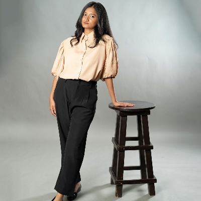 Picture of Mad Koffee Airy Drapes Shirt Top for Women – Sunset