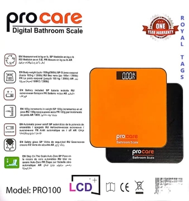 Picture of Procare Digital Bathroom weight Scale_180 KG
