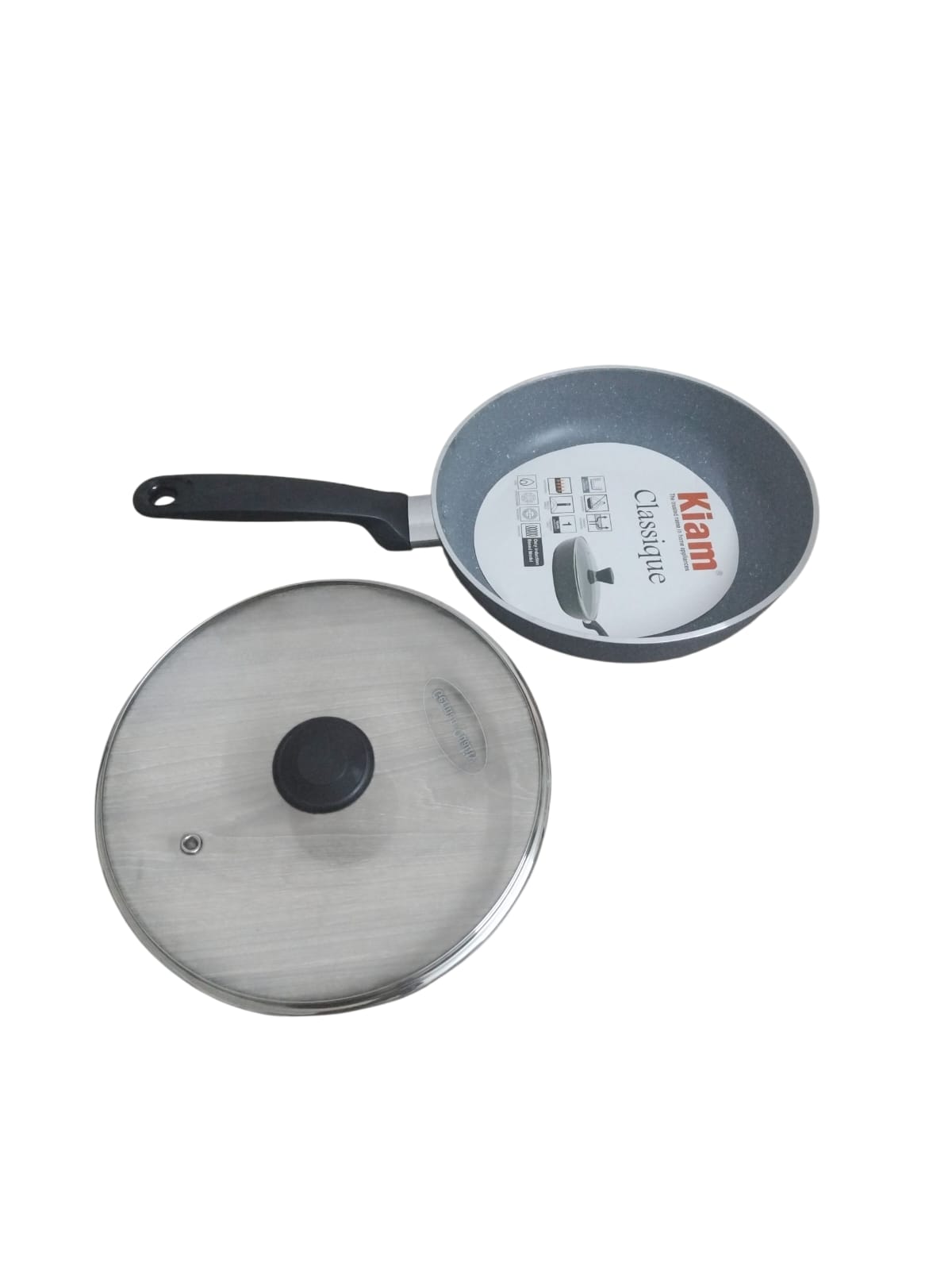 Picture of Kiam Classic Non-Stick Fry Pan With Glass Lid 24