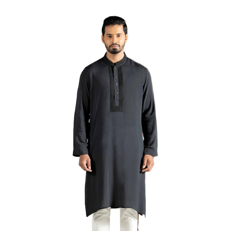 Picture of TORR Jet Black Men's Panjabi
