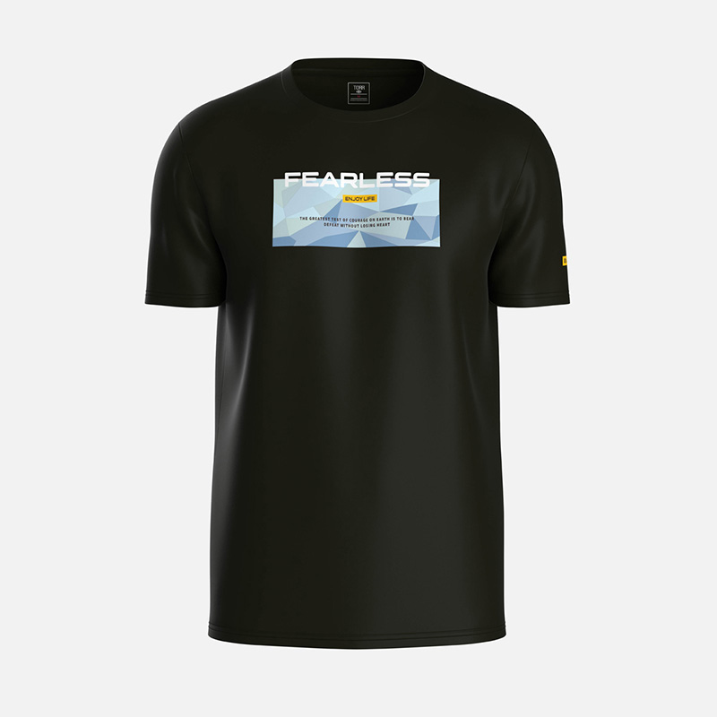 Picture of TORR Silver Blue Men's Activewear T-shirt