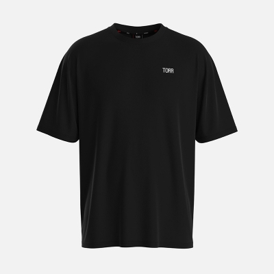 Picture of TORR Jet Black Drop Shoulder T-shirt