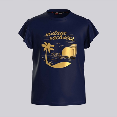 Picture of TORR Athletic Navy Girl's T-shirt