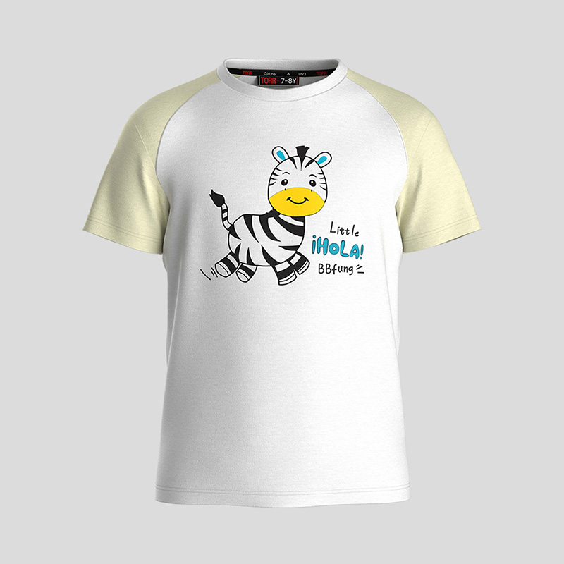 Picture of TORR WHITE & LEMON GLOW Boys T-shirt