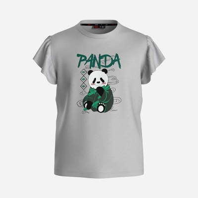 Picture of TORR Grey Lt.Â Solid Girl's T-shirt