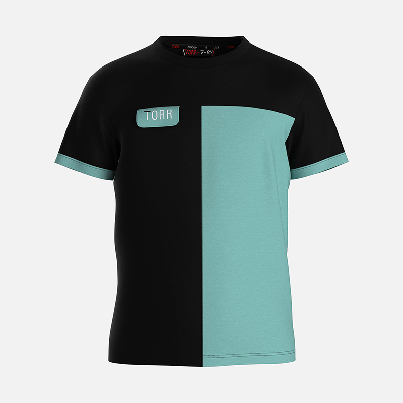 Picture of TORR Black & Mint Girl's T-shirt