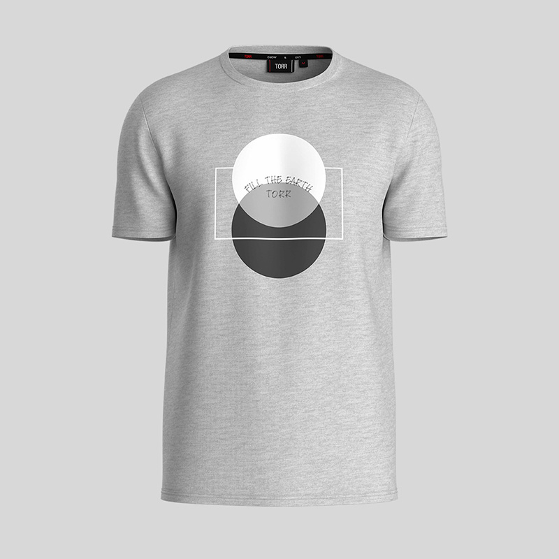 Picture of TORR Light Grey Men's  T-shirt