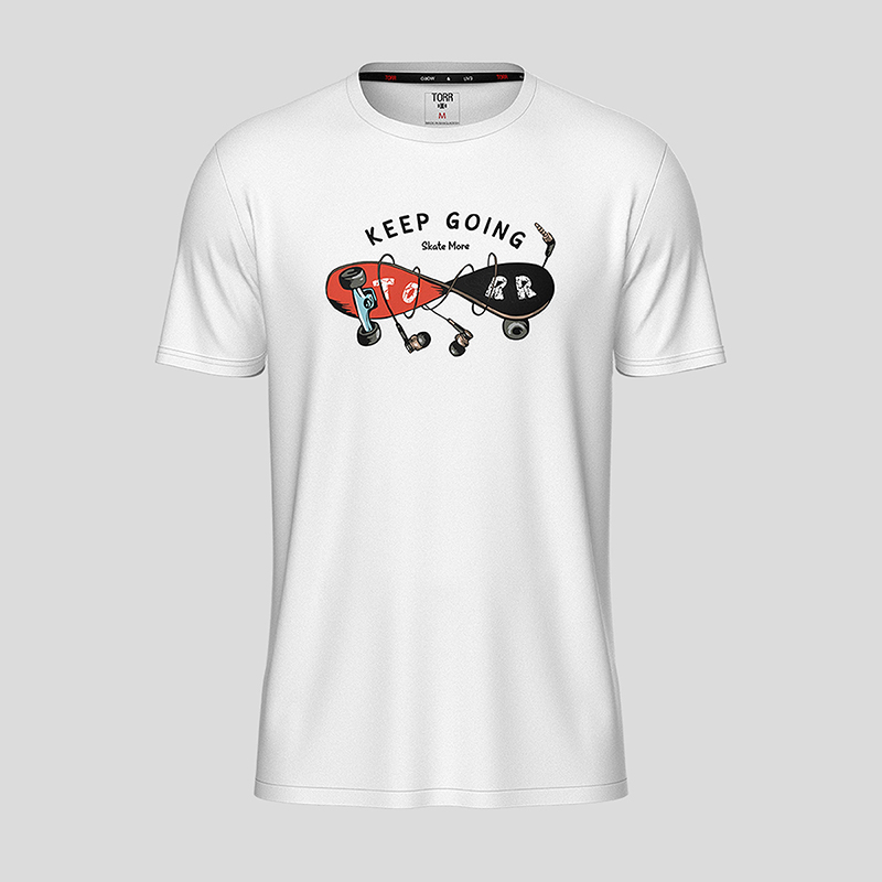 Picture of TORR White Men's  T-shirt