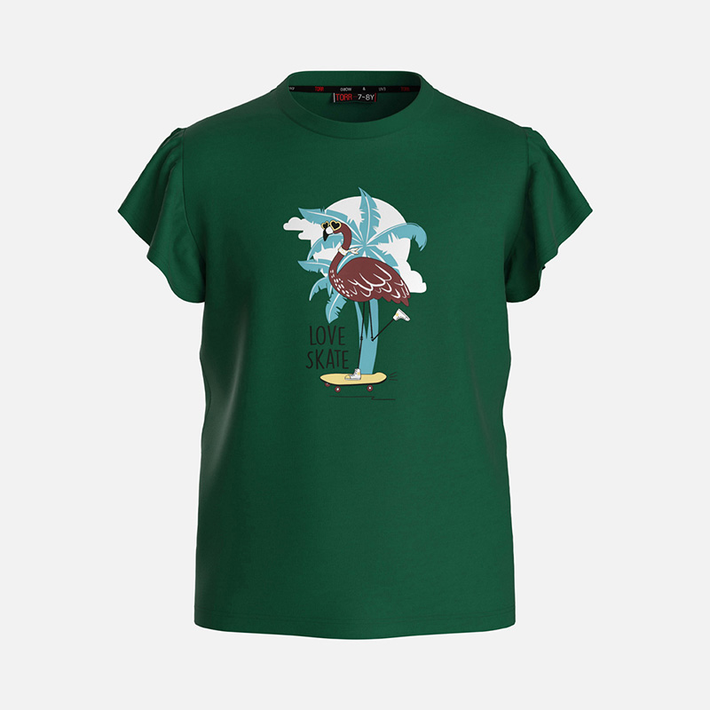 Picture of TORR Green Jacket Girl's T-shirt