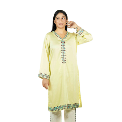 Picture of TORR Pale Lime Ethnic Wear (01 Piece Kurti)