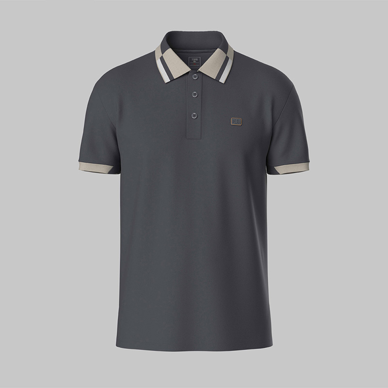 Picture of TORR Dark Grey Performance Polo