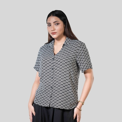 Picture of TORR BLACK AOP Women's Shirt