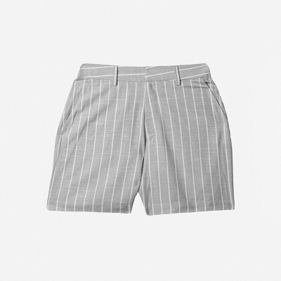 Picture of TORR Creme Striped Women Shorts