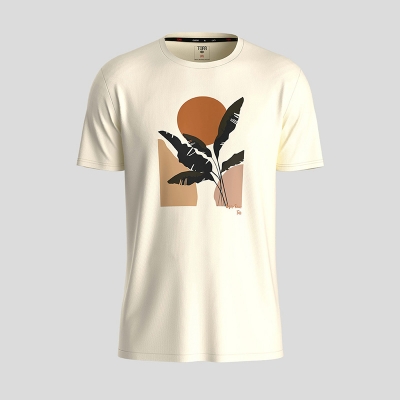 Picture of TORR Cream Clipping Men's  T-shirt