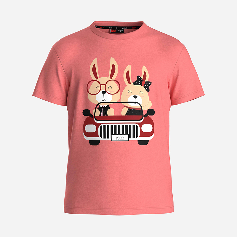 Picture of TORR Sunset Coral Girl's T-shirt