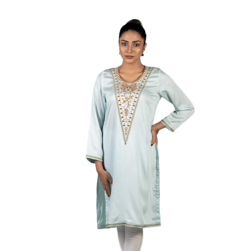 Picture of TORR Sky Blue Ethnic Wear (01 Piece Kurti)