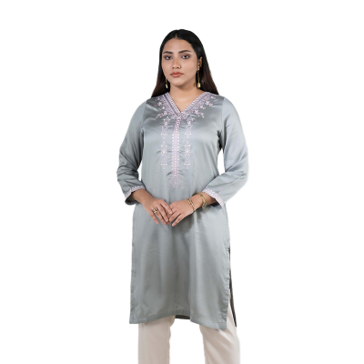 Picture of TORR  Silver Ethnic Wear (01 Piece Kurti)