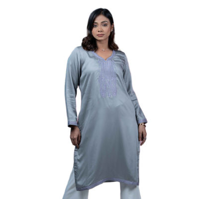 Picture of TORR  Silver Ethnic Wear (01 Piece Kurti)