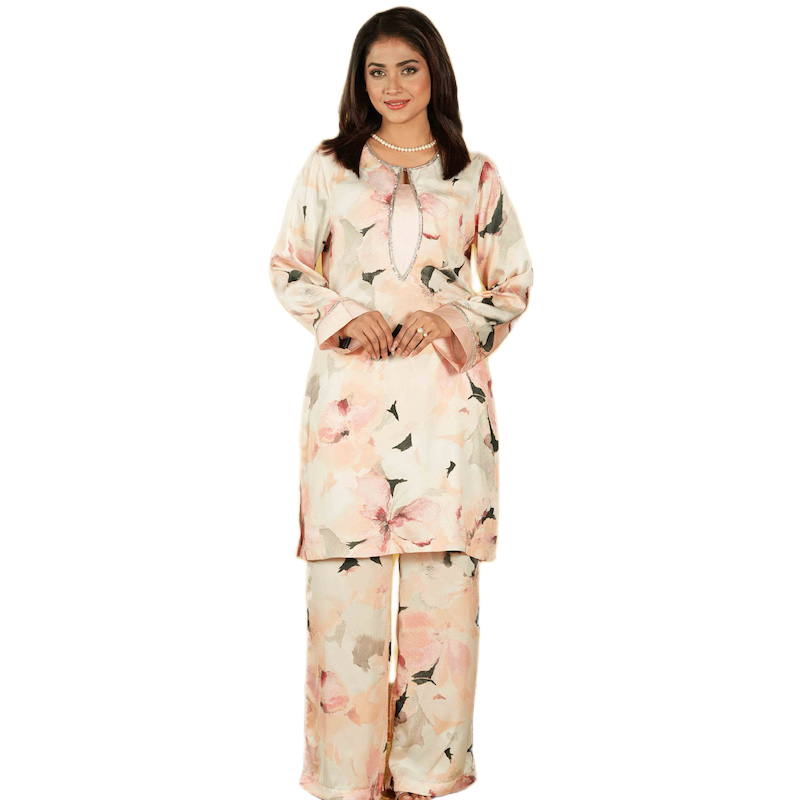Picture of TORR Peach Women's Co-Ord Set