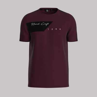 Picture of TORR Wine Black Men's  T-shirt