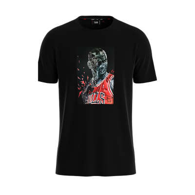 Picture of TORR Black Men's Activewear T-shirt