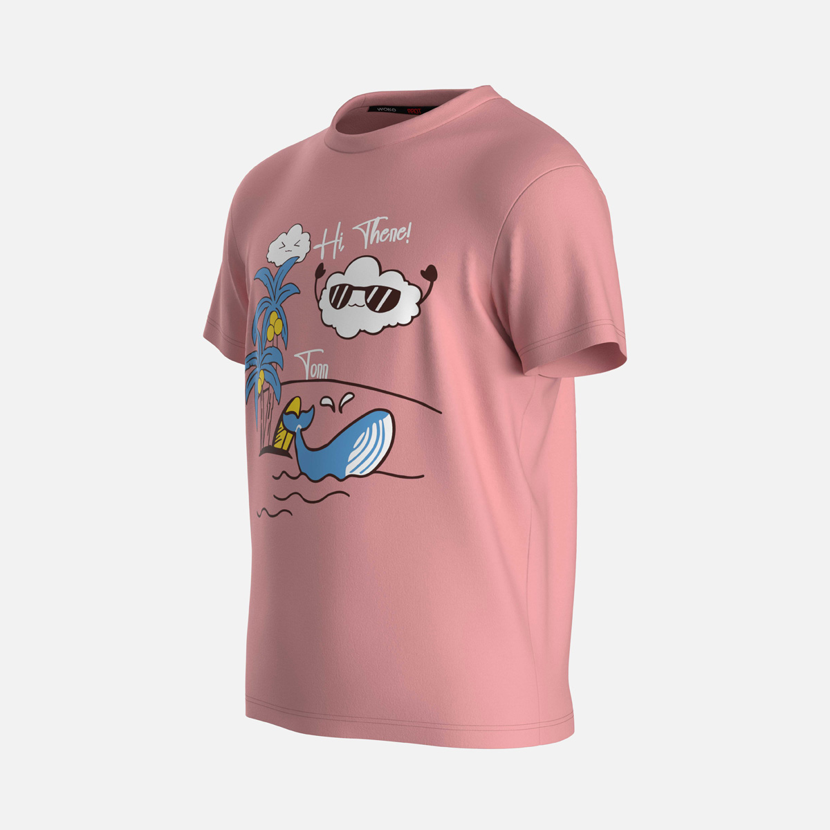 Picture of TORR Pink Solid Boys T-shirt