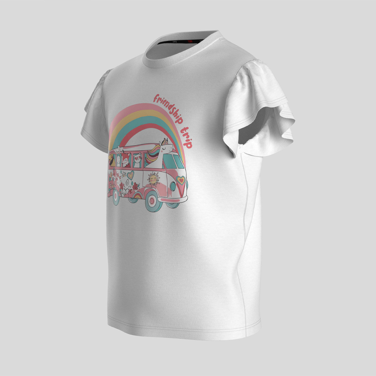 Picture of TORR White Girl's T-shirt