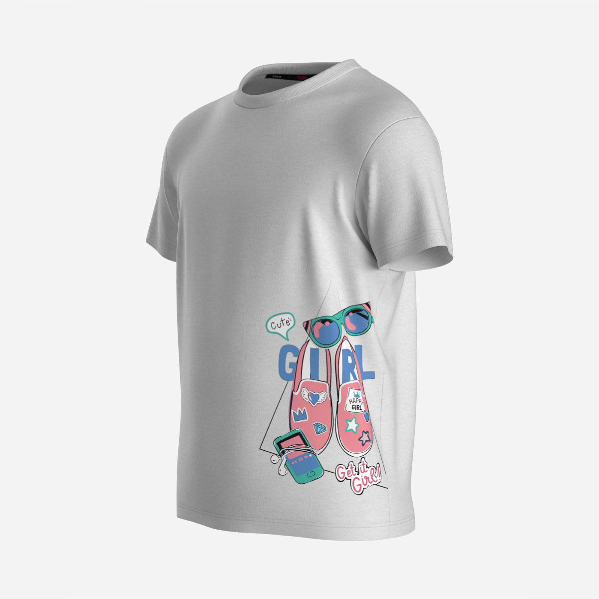 Picture of TORR White Girl's T-shirt