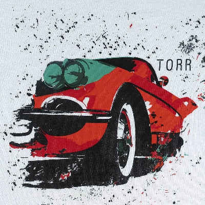 Picture of TORR White Men's  T-shirt