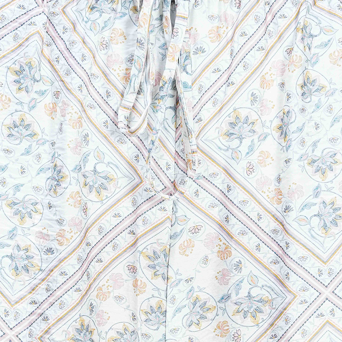 Picture of TORR White Aop Womens Palazzo