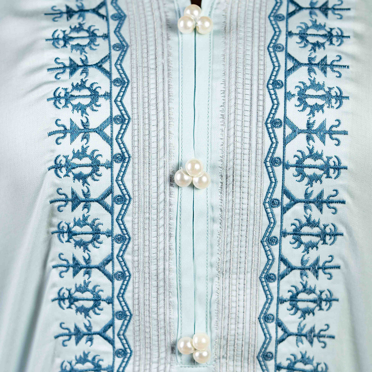 Picture of TORR Sky Blue Ethnic Wear (01 Piece Kurti)