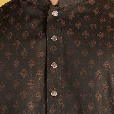 Picture of TORR Maroon Aop Men's Panjabi