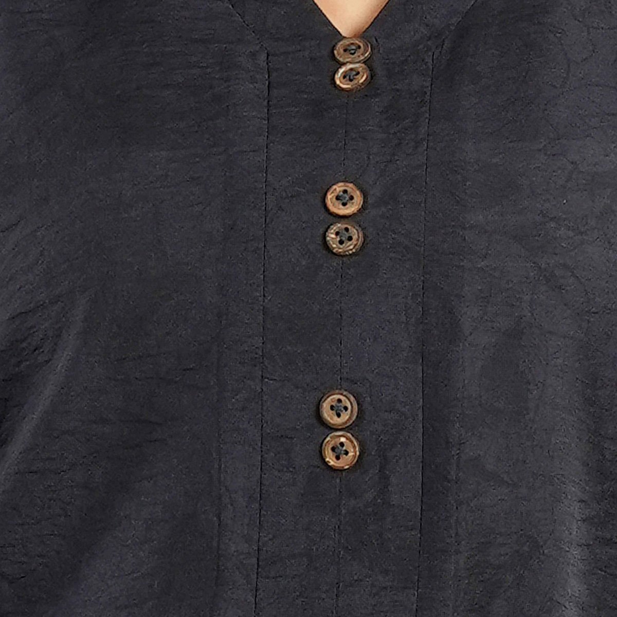 Picture of TORR Navy Blue Women's Crop Top