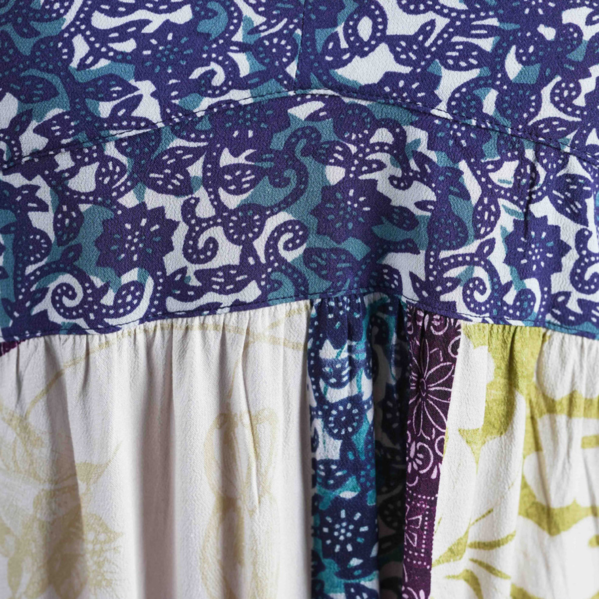 Picture of TORR Navy Aop Women's Long Top