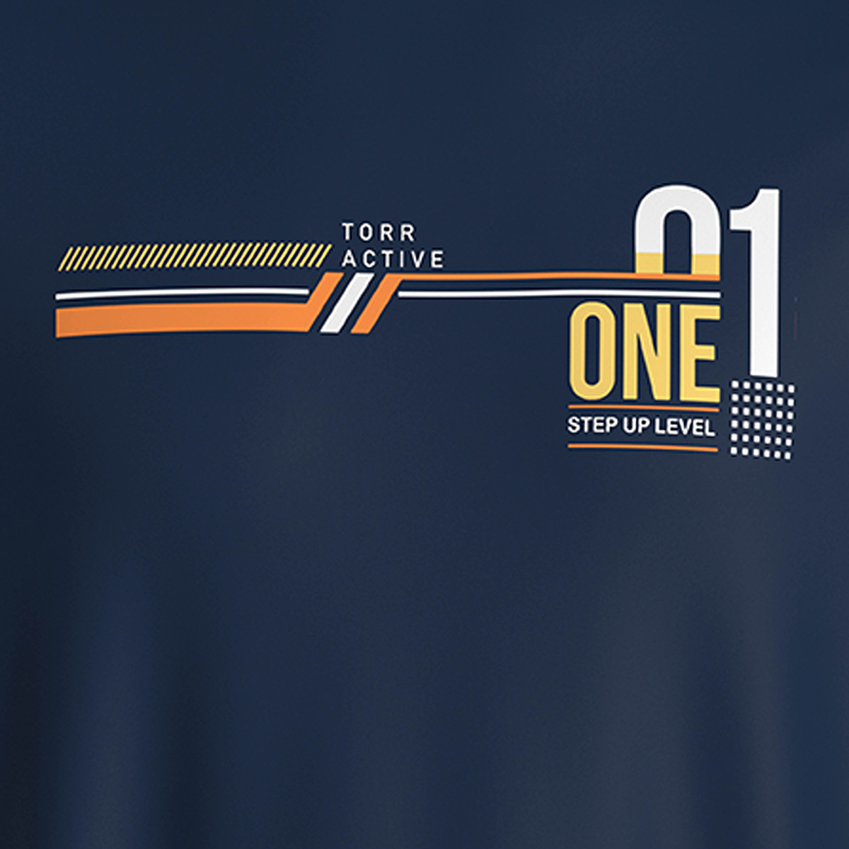 Picture of TORR Athletic Navy Men's Activewear T-shirt