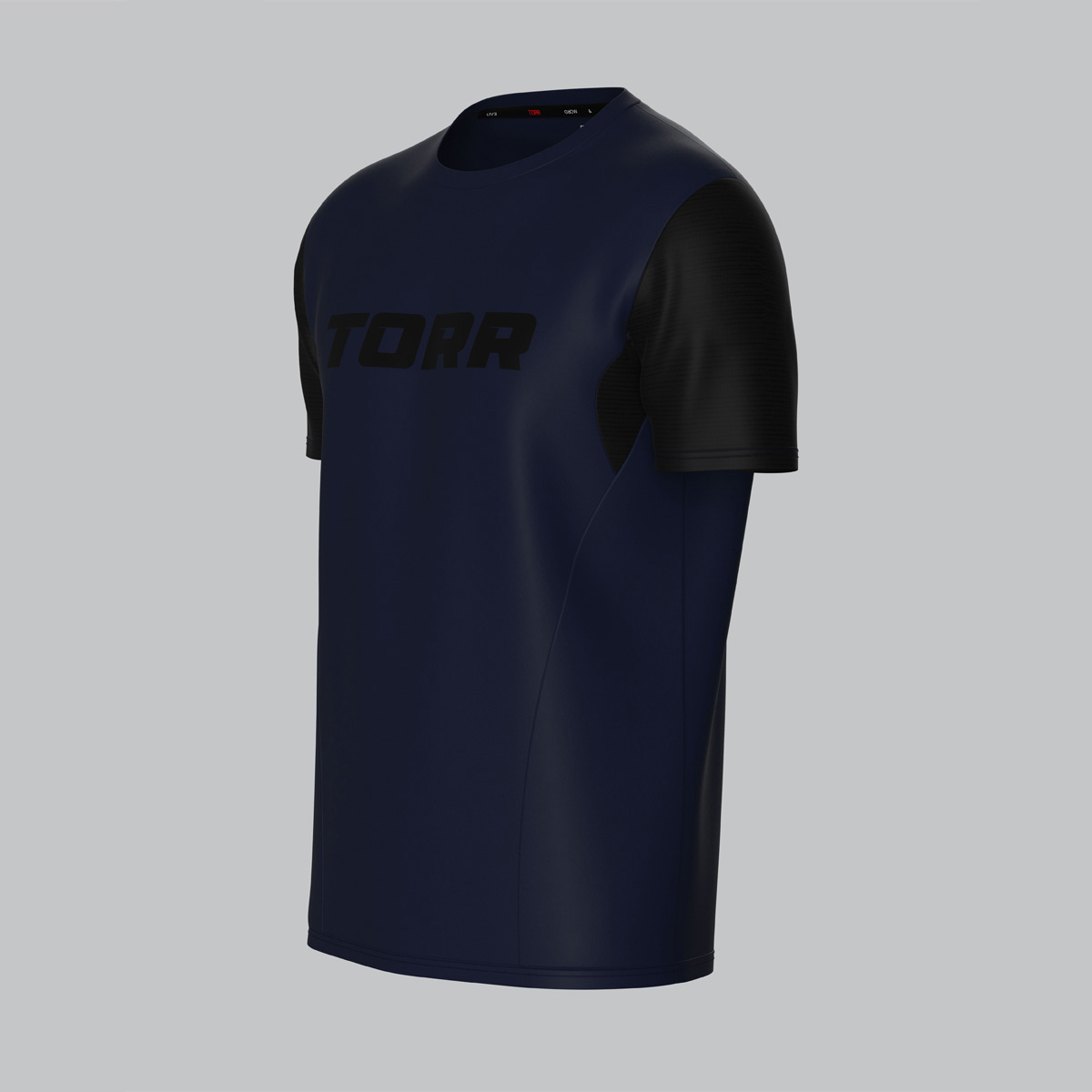 Picture of TORR Navy & Black Men's Activewear T-shirt