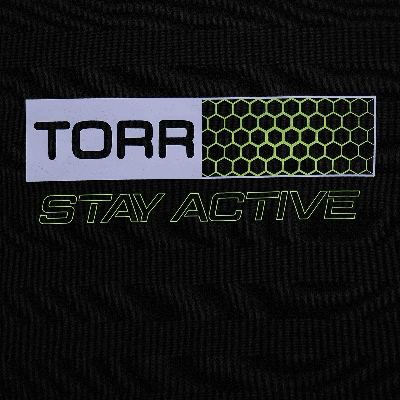 Picture of TORR Black Men's Activewear T-shirt