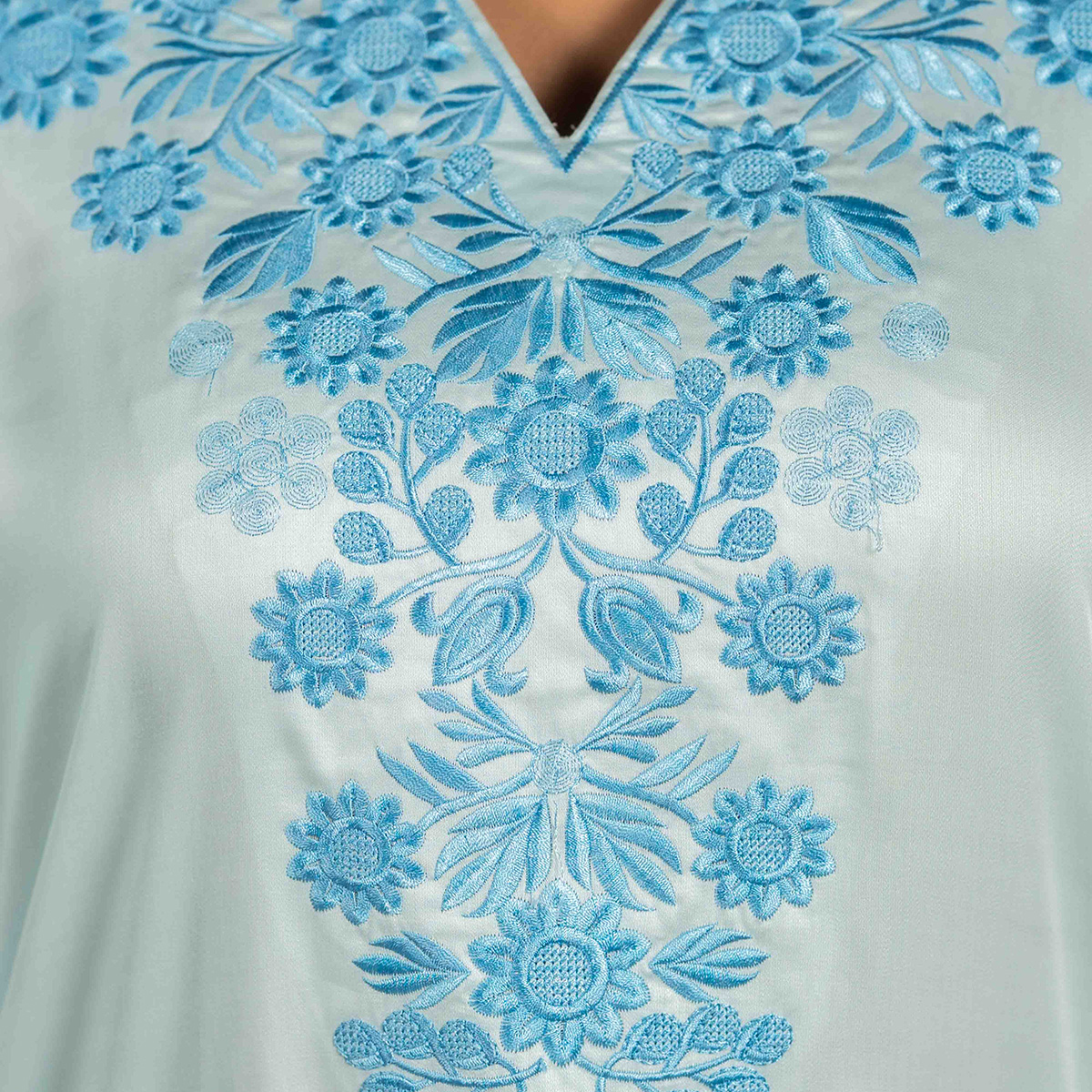 Picture of TORR Sky Blue Ethnic Wear (01 Piece Kurti)