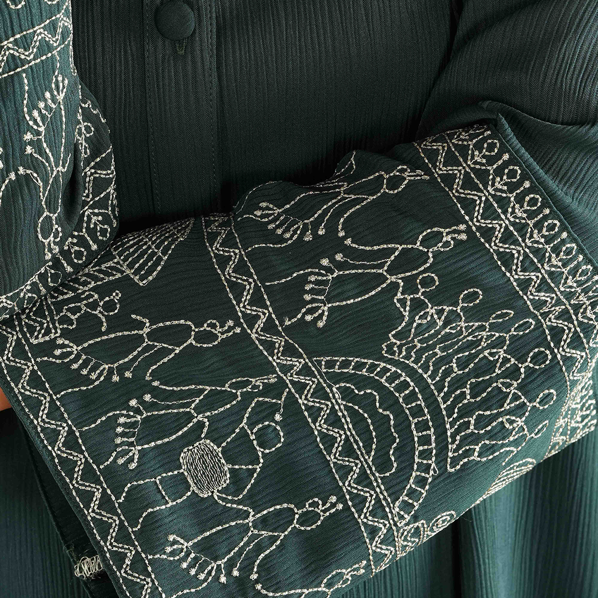 Picture of TORR Dark Green Women's Co-Ord Set