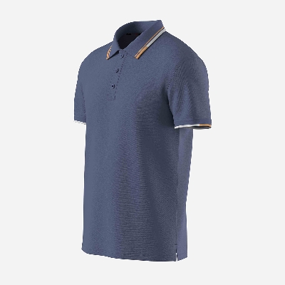 Picture of TORR Bleached Denim Premium Polo