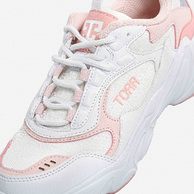 Picture of TORR White Mauve Torr Women€™s Sports Shoe