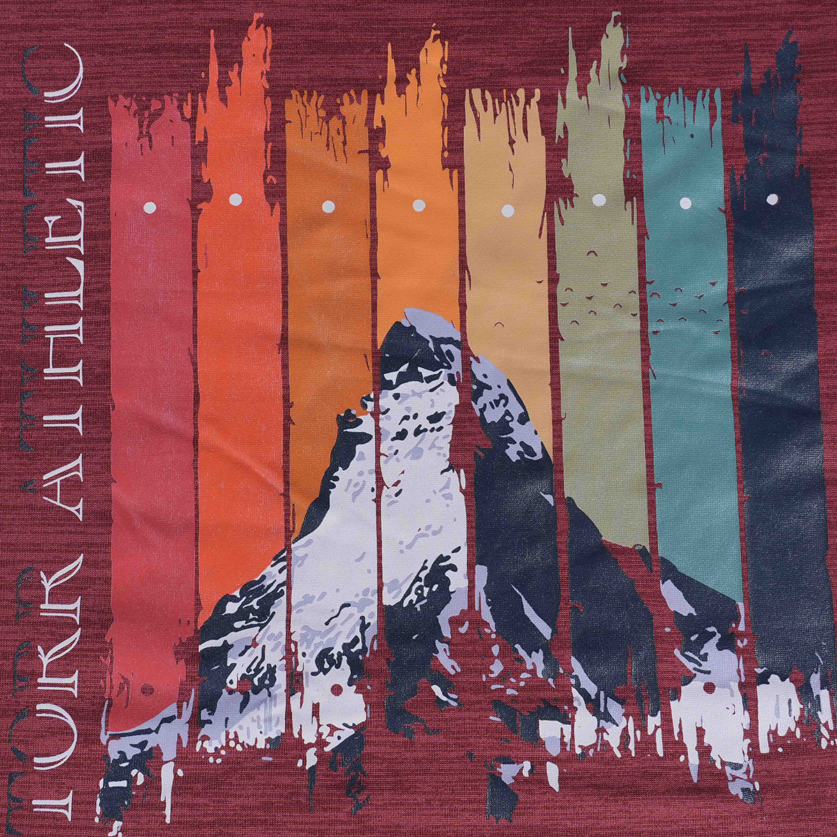 Picture of TORR DK. Red Milange Men's  T-shirt