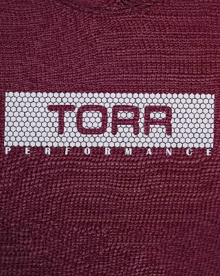 Picture of TORR Maroon Men's Activewear T-shirt