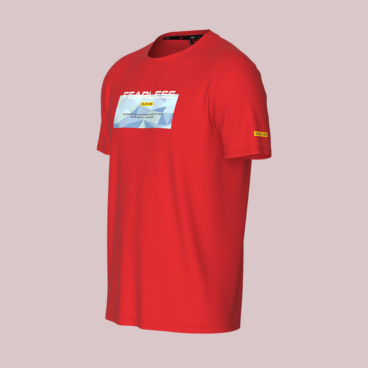 Picture of TORR Red Men's Activewear T-shirt