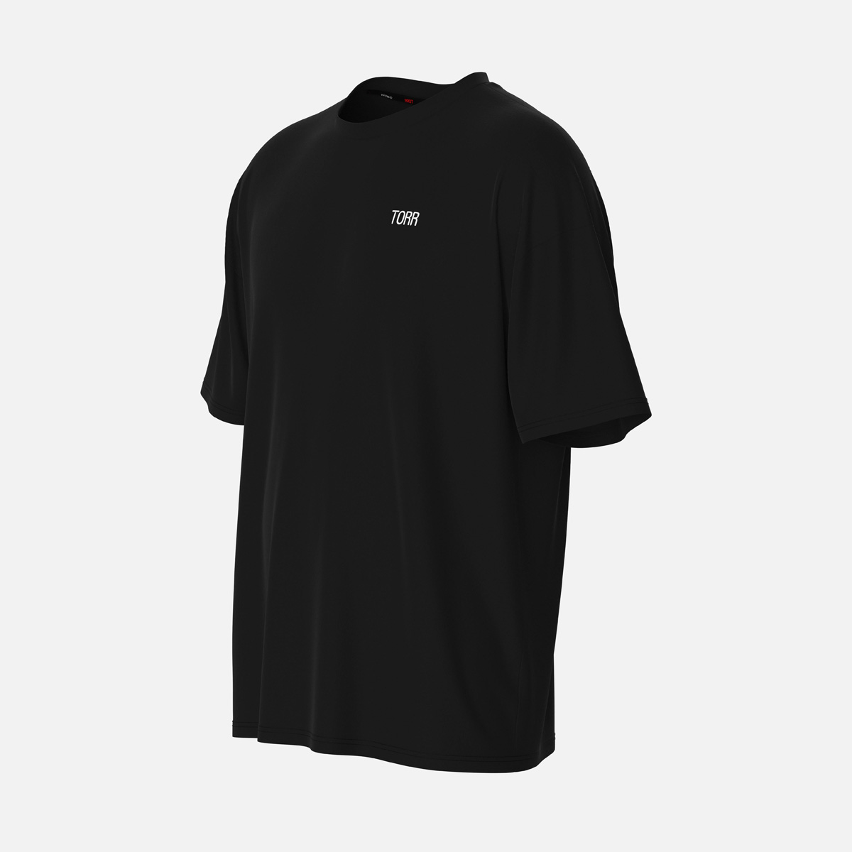 Picture of TORR Jet Black Drop Shoulder T-shirt