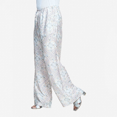 Picture of TORR White Aop Womens Palazzo