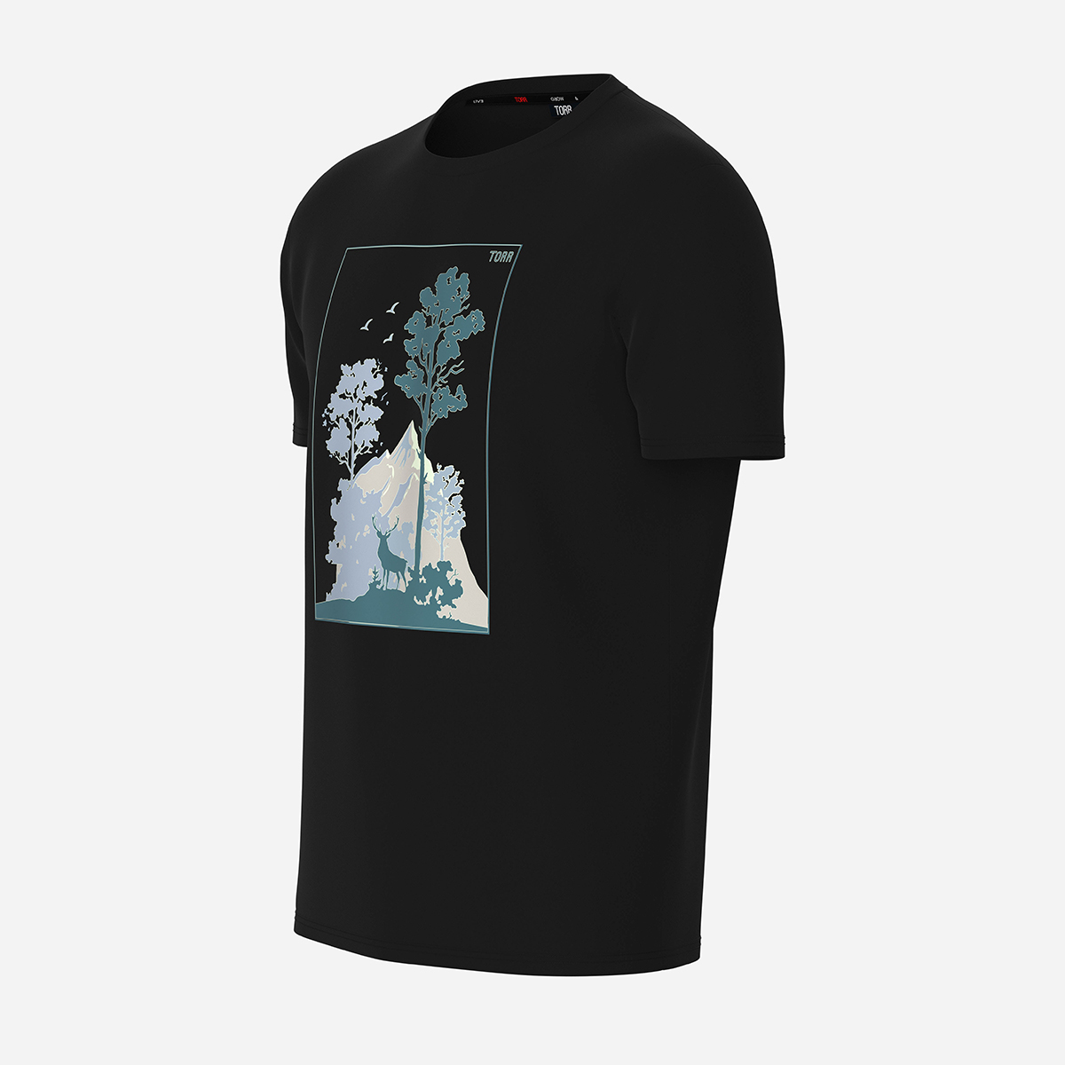 Picture of TORR Black Men's  T-shirt