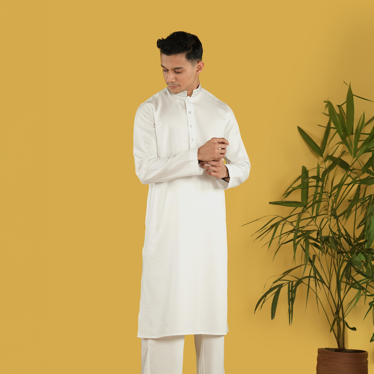 Picture of TORR White Men's Panjabi